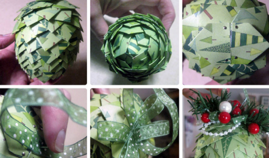 Ленты на шишке