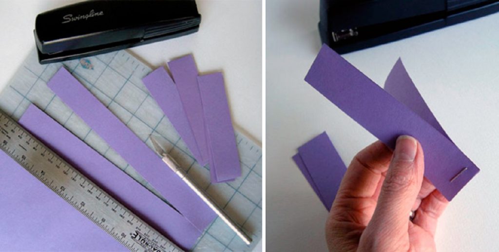 Полоски из бумаги