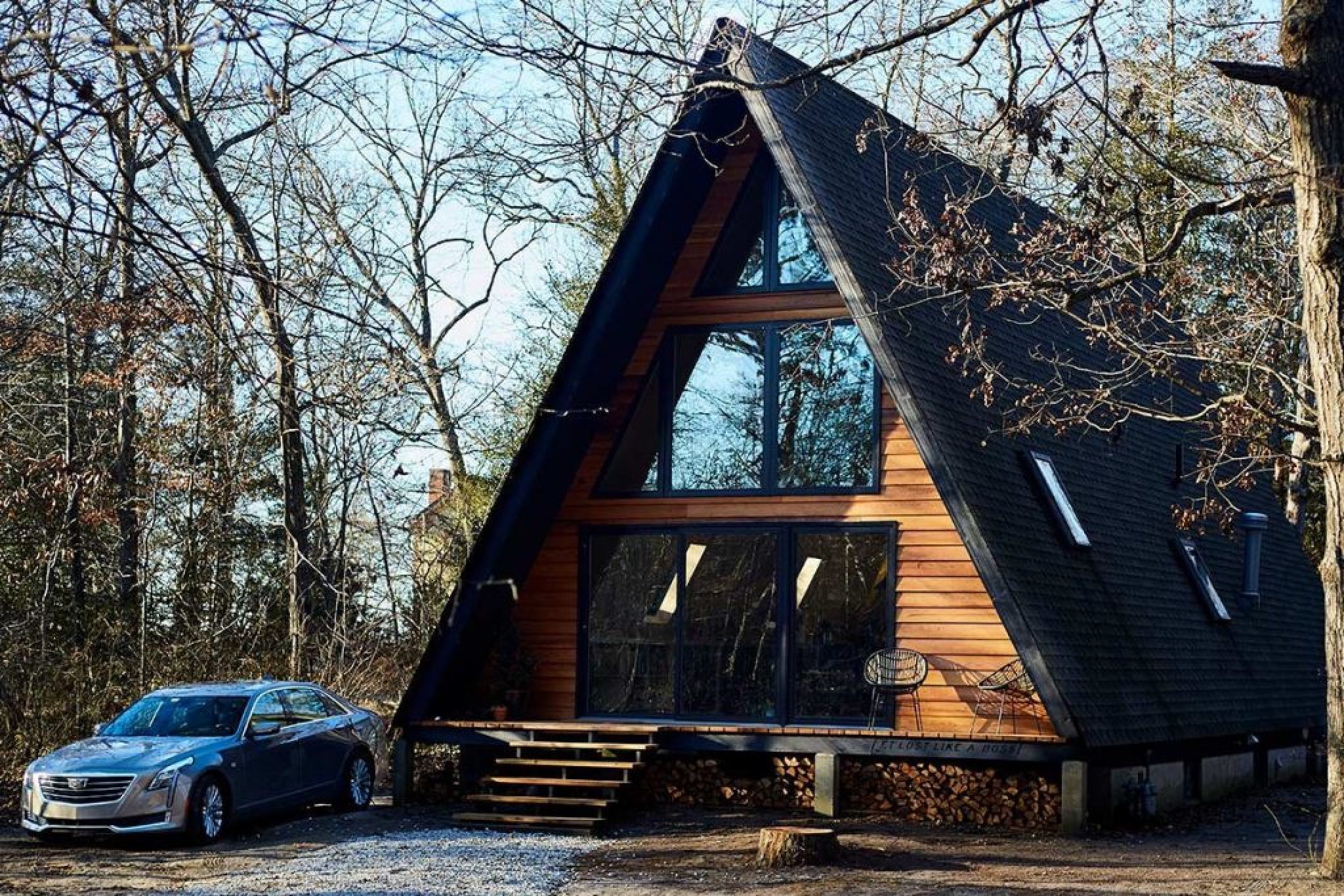 А-образный дом. A-frame. Дом шалаш.