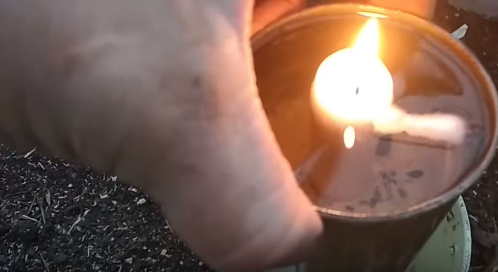 Делаем жидкую свечу