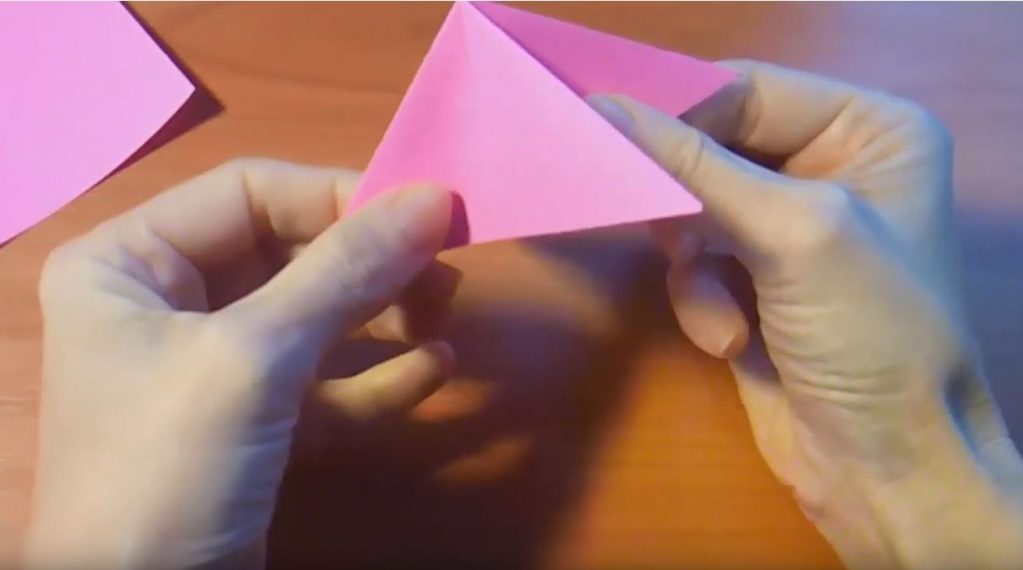 сводим две стороны треугольника к центру