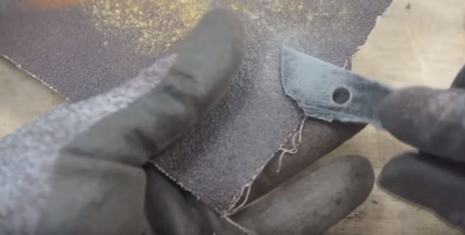 Шлифуем наждачкой