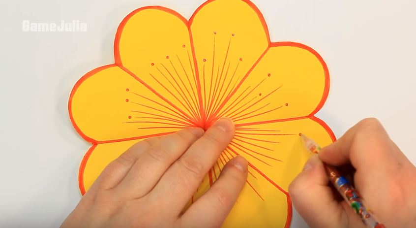 Рисуем тычинки