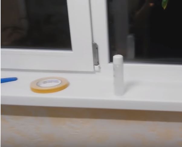 отмеряем двусторнний скотч