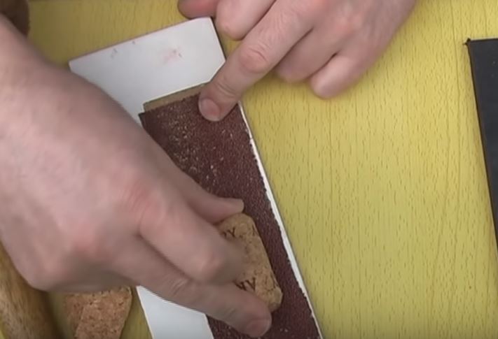 Шлифуем пробки