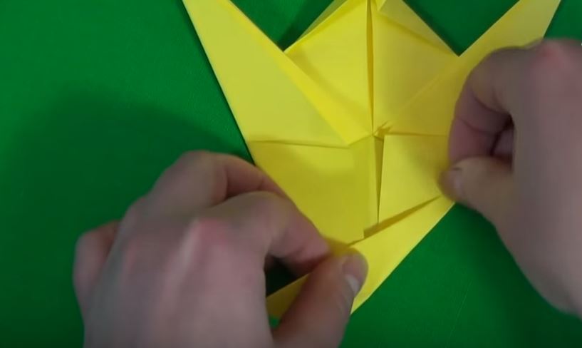 Делаем вторую складку