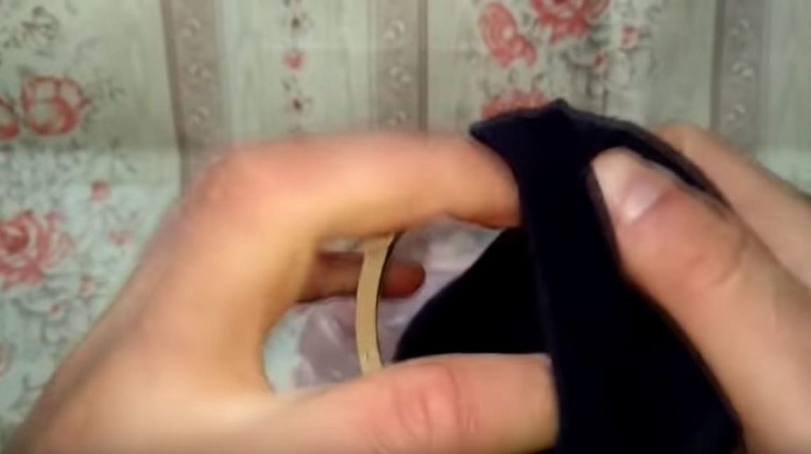 Снимаем с бобины
