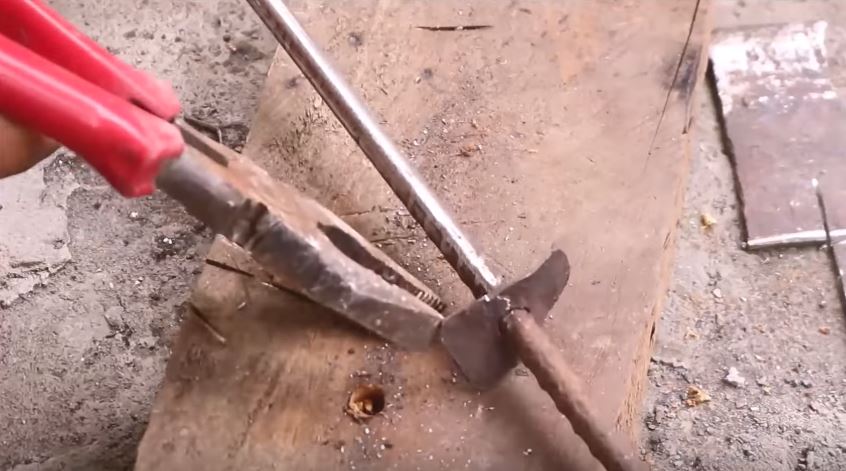 Привариваем крыльчатку