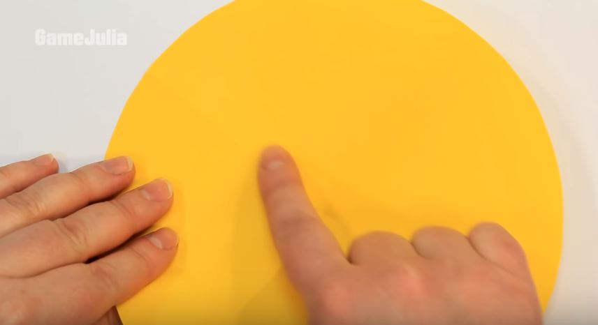 Совмещаем линии сгиба