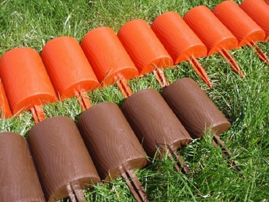 Элементы пластиковых ограждений