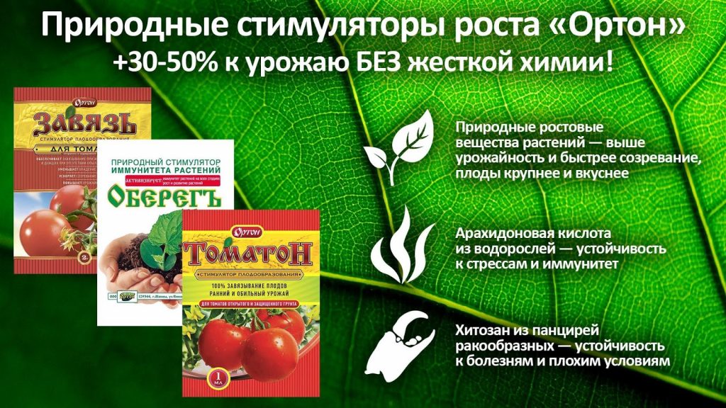 Природные стимуляторы роста "ОРТОН"
