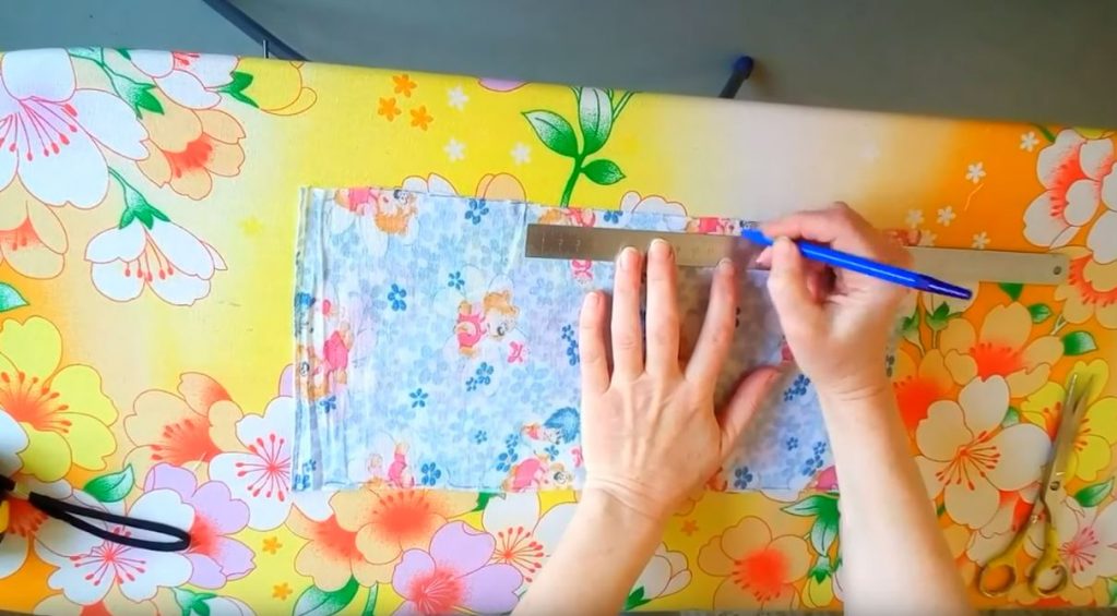 делим прямоугольник на три равные части