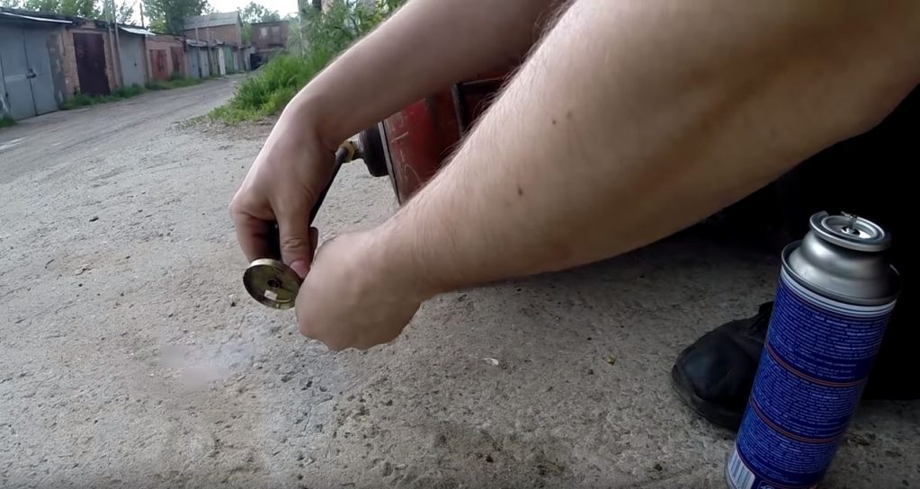 Делаем продувку шланга