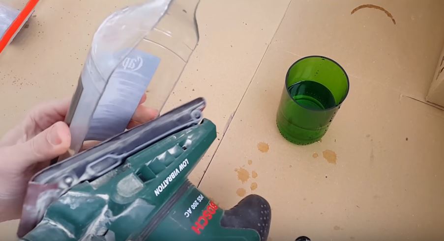 шлифуем края заготовок