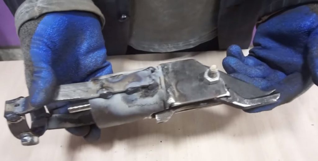 Примеряем все в собранном виде на дрели