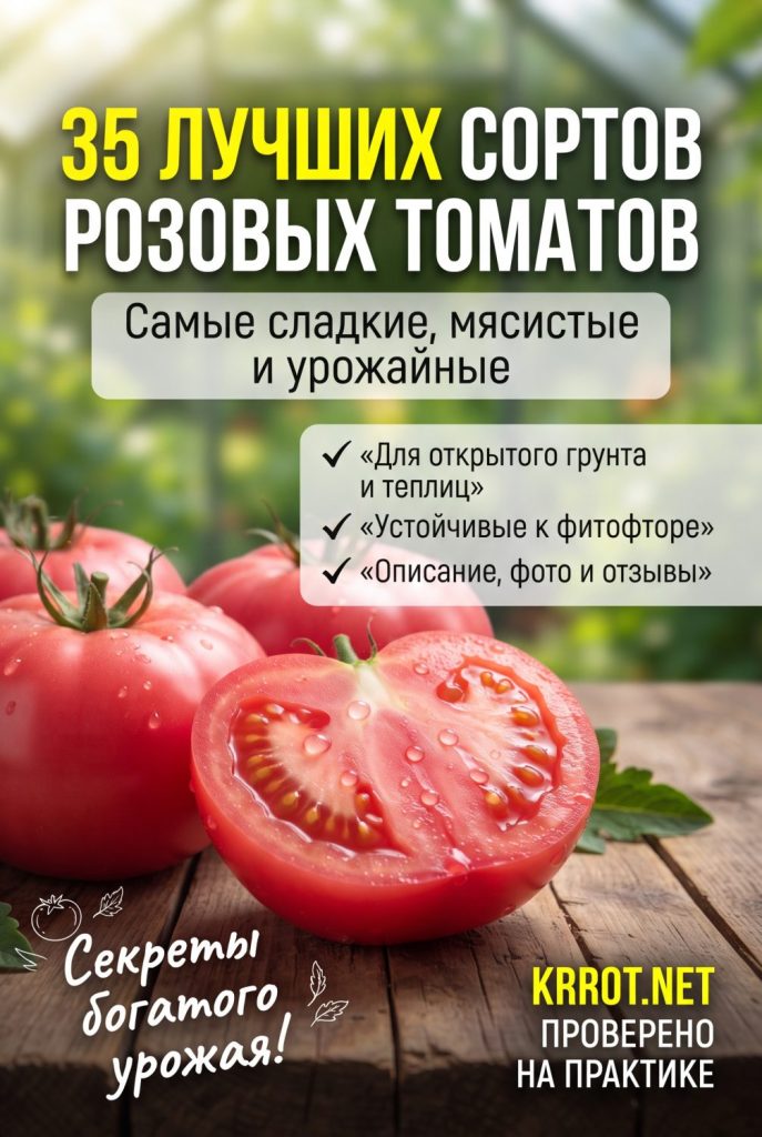 Лучшие сорта розовых томатов