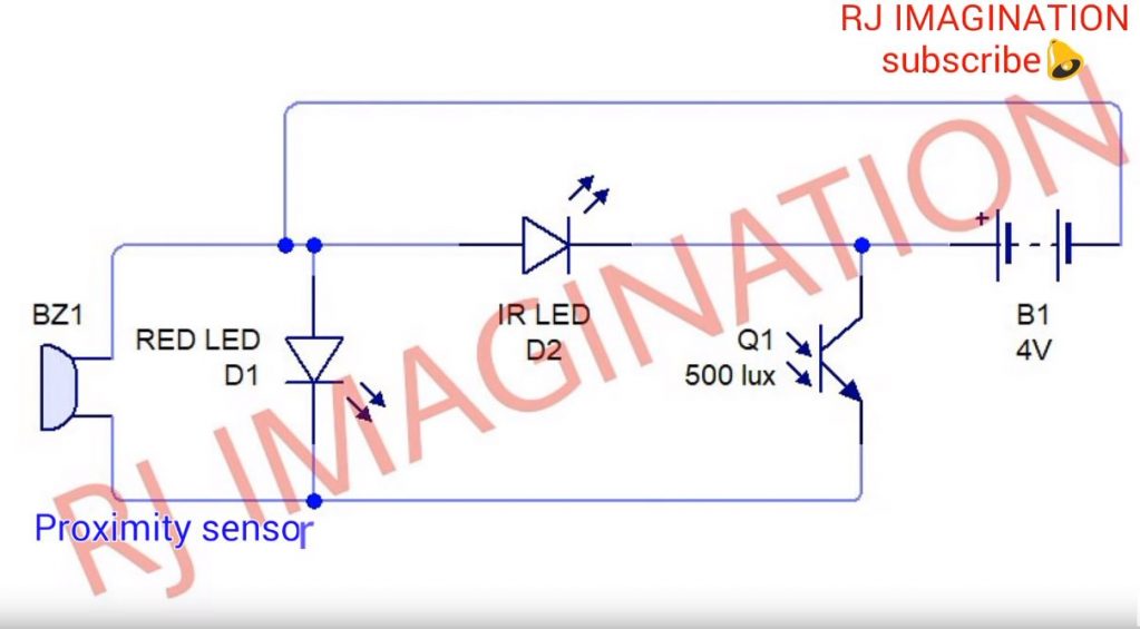 Датчик будем собирать по следующей схеме