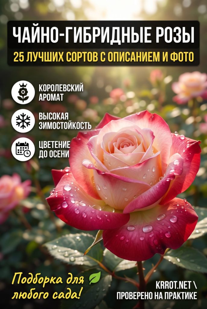 Чайно-гибридные розы описание и фото