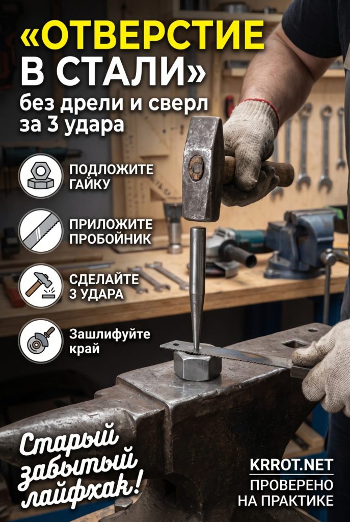Сверлим инструментальную сталь