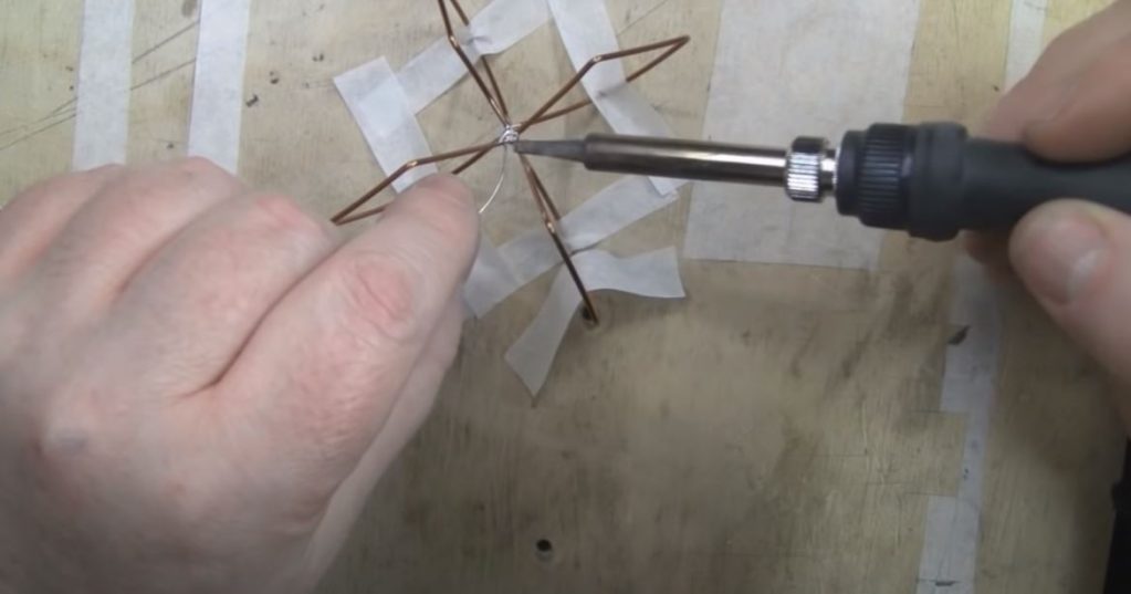 Спаиваем неразъемные середину квадратов