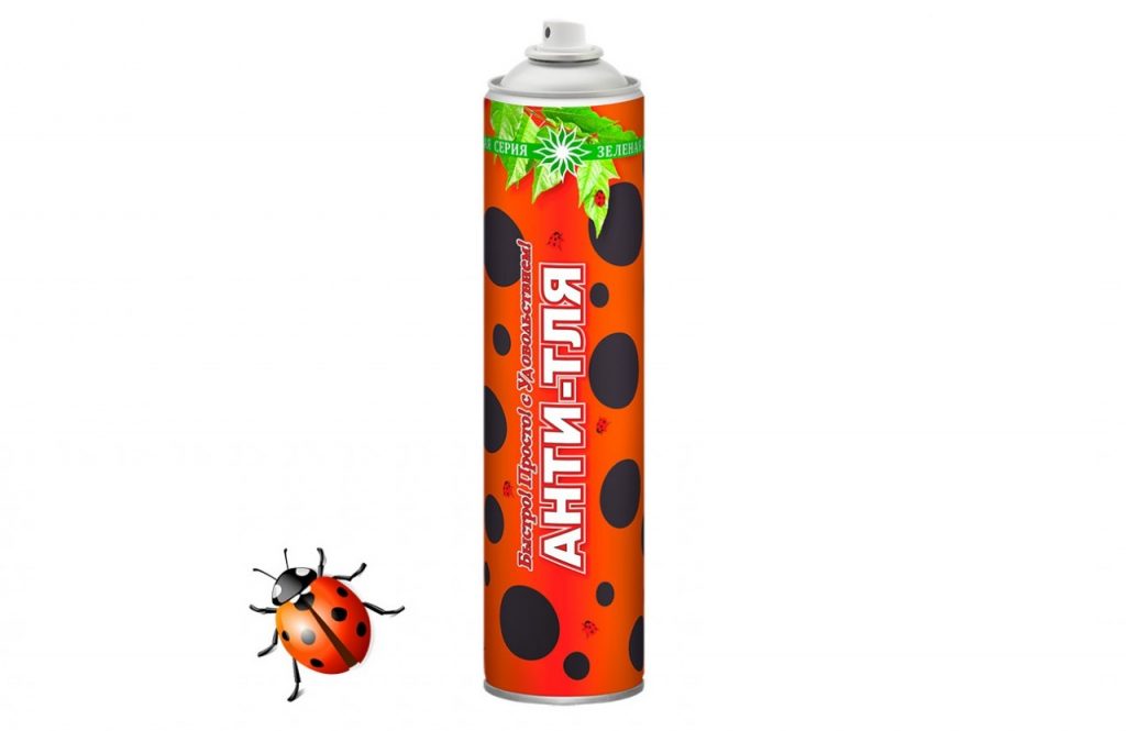 Применение заводских химических средств в виде аэрозоля