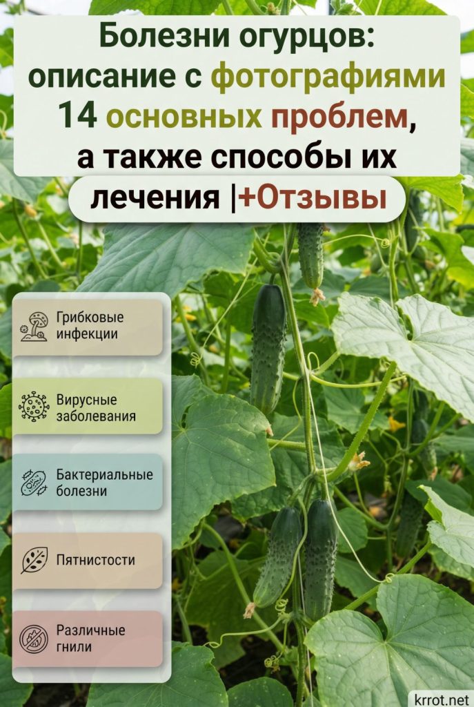 Заболевания огурцов, их причины и способы лечения