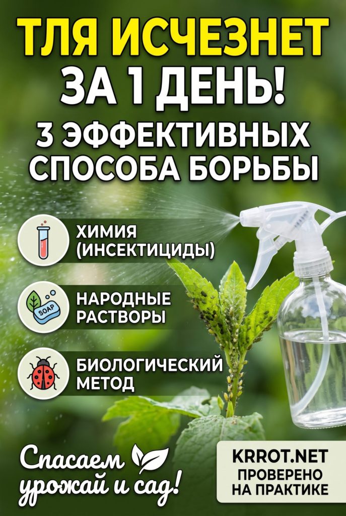 Как избавиться от тли быстро и эффективно