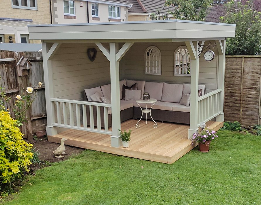 Полуоткрытая конструкция