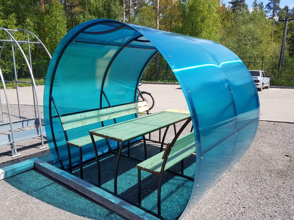 Беседка из поликарбоната