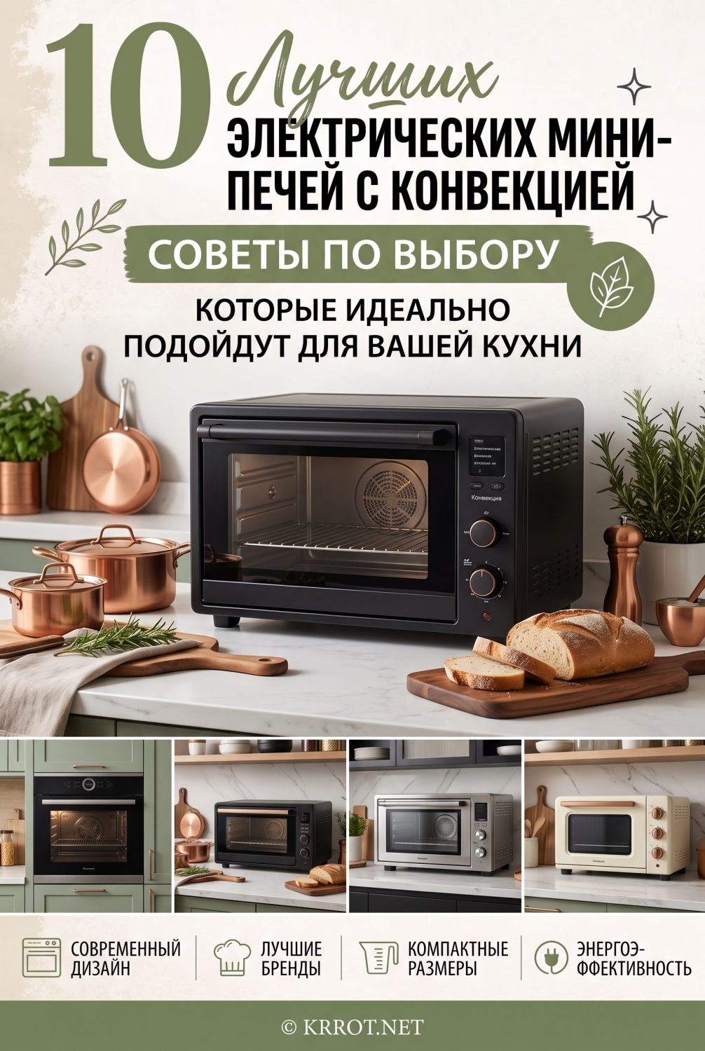 10 Лучших электрических мини-печей с конвекцией