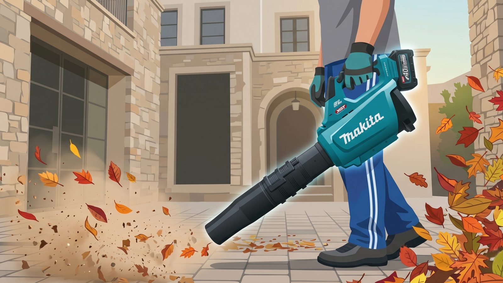 Комбинированная воздуходувка Makita превратит 10 мешков листвы в один — три функции под капотом