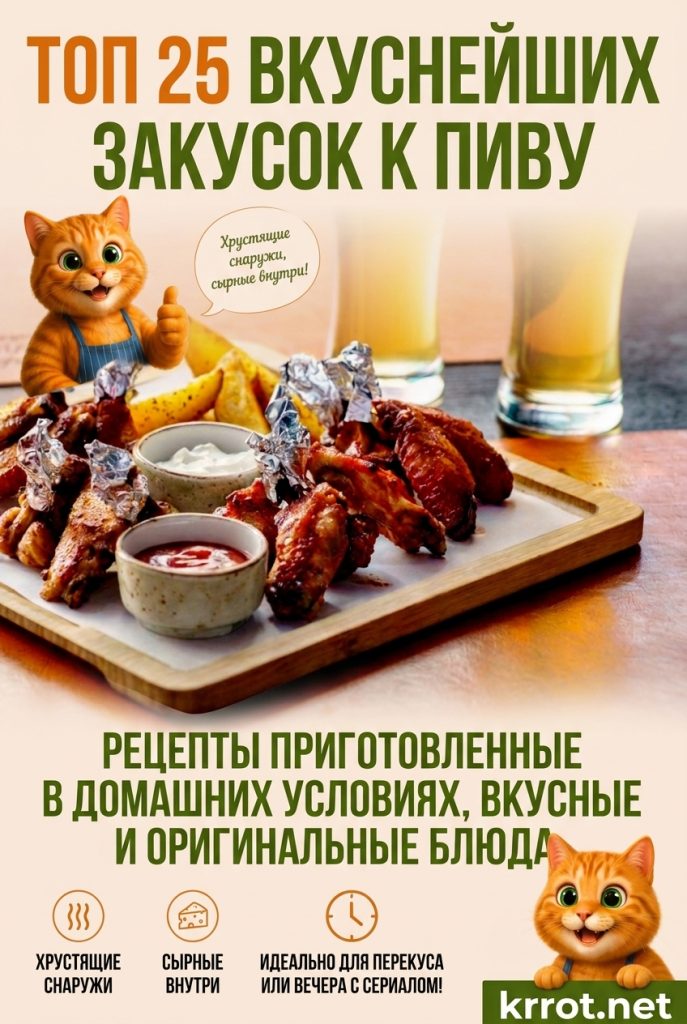 Закуски к пиву