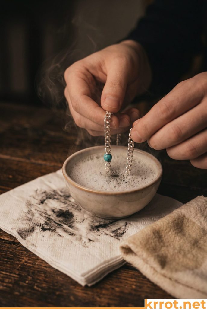 Серебро с камнями засияет как новое: как почистить украшения своими руками