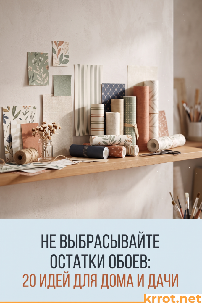 Что сделать с остатками обоев
