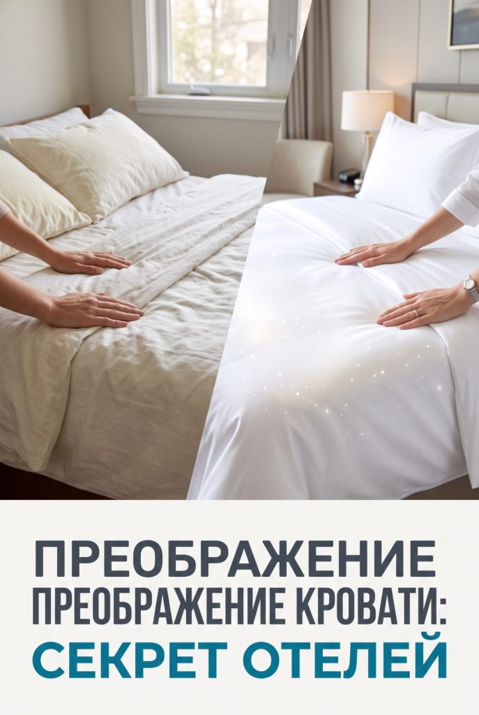 Наволочки и простыни будут служить годами: хитрость, которую используют в отелях