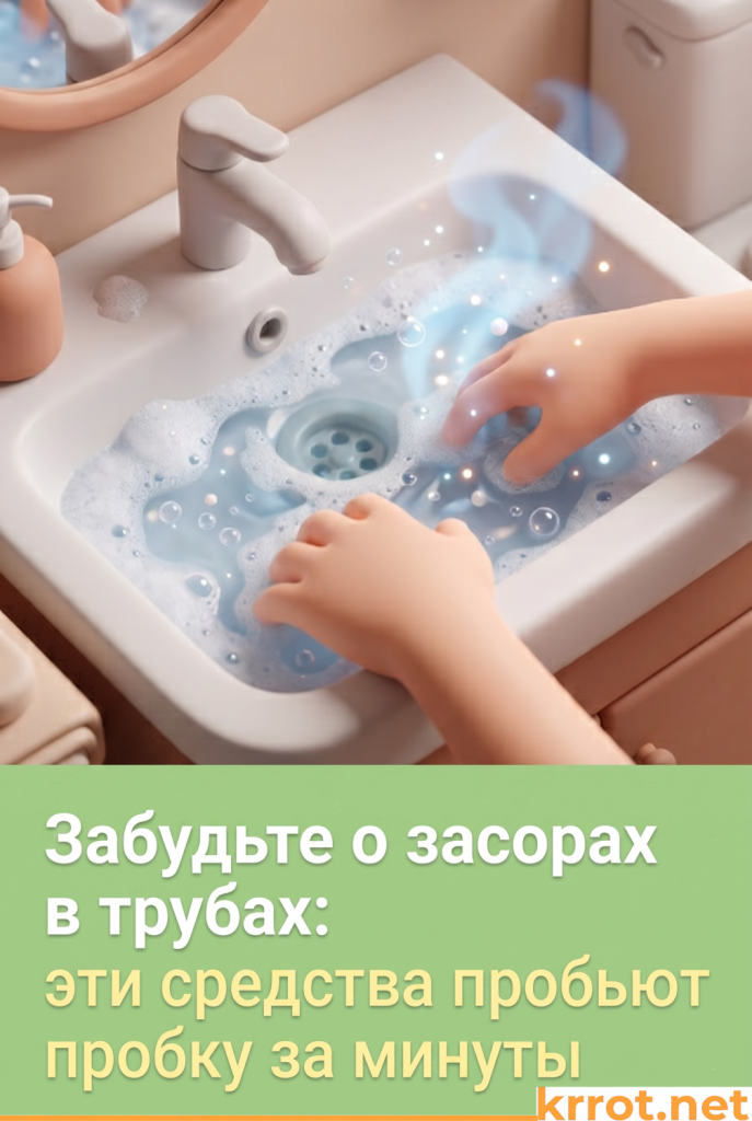Забитая канализационная труба: копеечные средства пробьют пробку за минуты