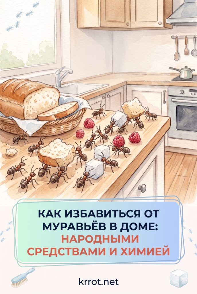 Как избавиться от муравьёв в доме народными средствами и химией