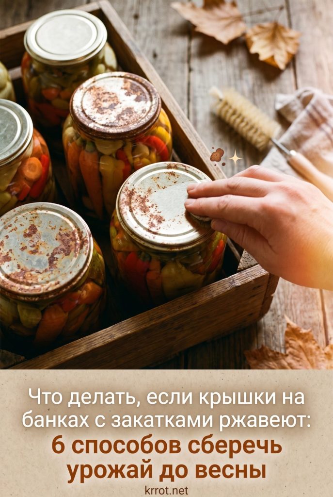 Ржавеют крышки на банках в погребе: что делать и как защитить закатки