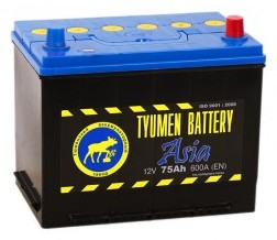 Аккумулятор Tyumen Battery Asia 75 Ач