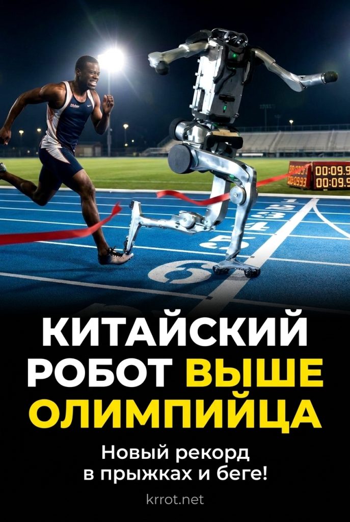 Китайский робот прыгает выше олимпийца и бегает быстрее Усэйна Болта