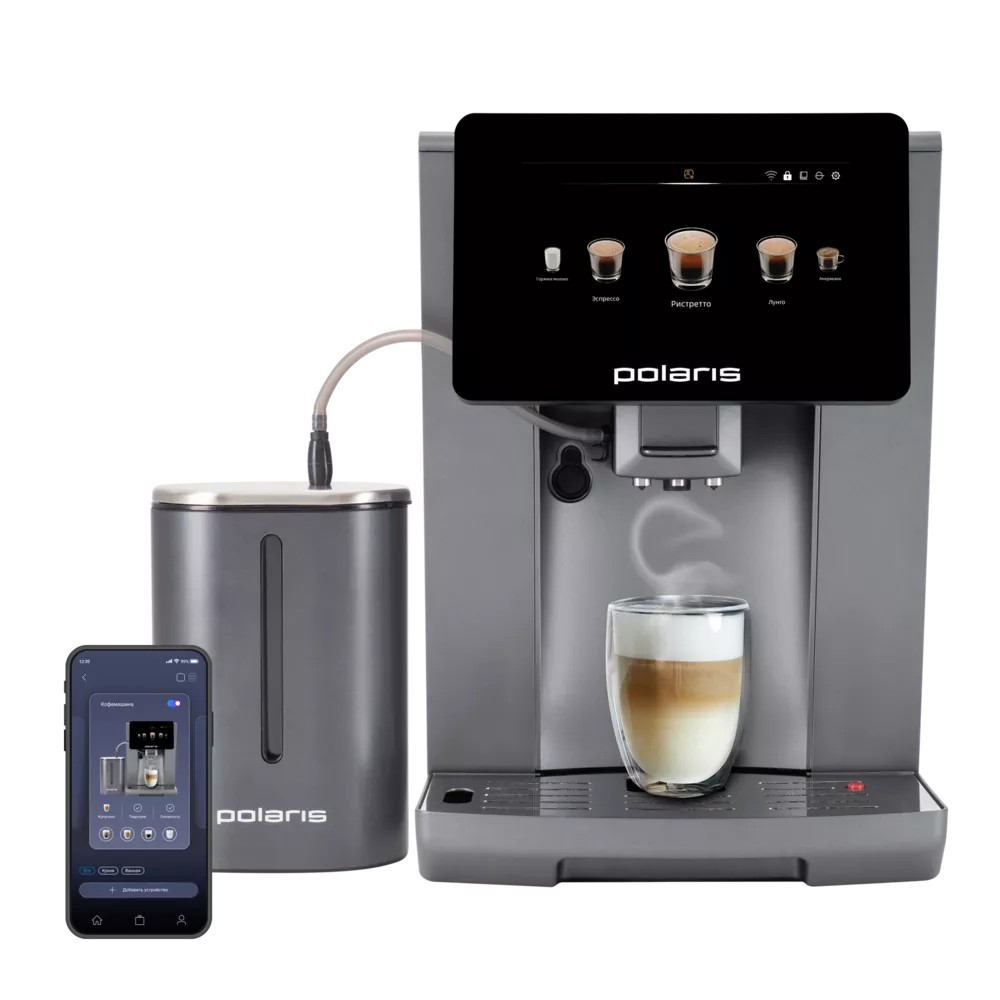 Кофемашина Polaris PACM 2085GC Wi-Fi IQ Home