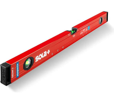 Брусковый уровень Sola Red M3