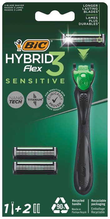 Станок для бритья BIC Hybrid 3 Flex Sensitive