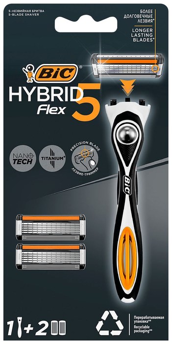 Станок для бритья BIC Hybrid 5 Flex