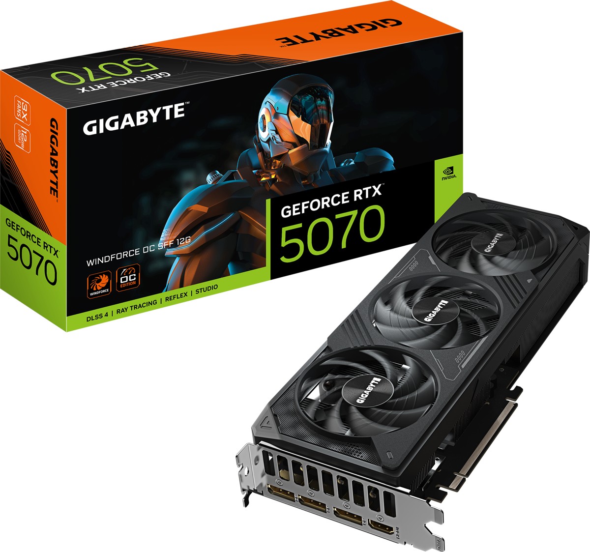 Видеокарта Gigabyte RTX 5070 Windforce OC SFF