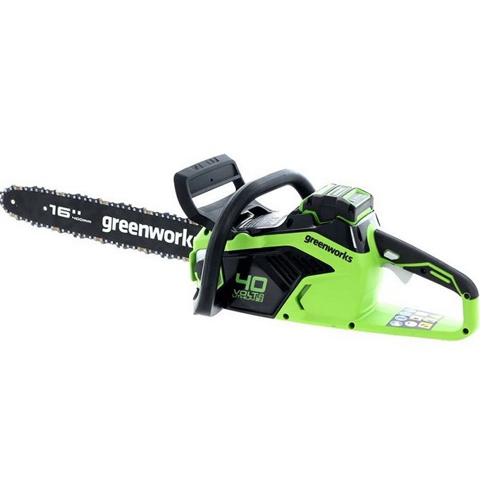 Аккумуляторная цепная пила Greenworks GD40CS18