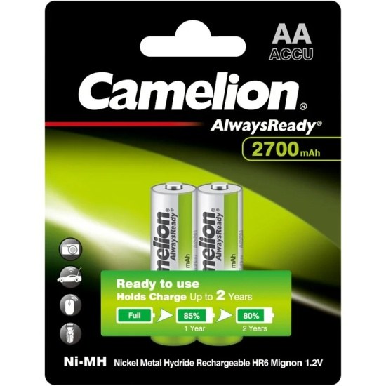 Аккумулятор AA Camelion Always Ready 2700 мАч