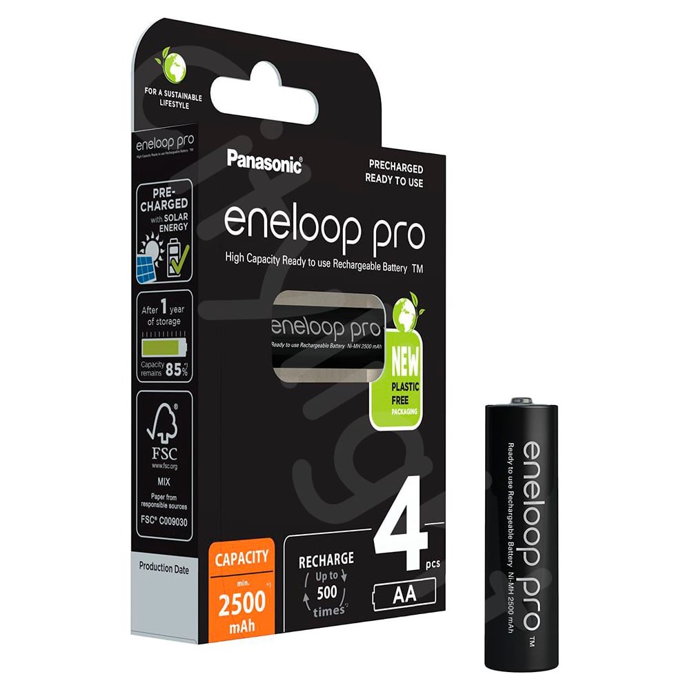Аккумулятор AA Panasonic eneloop Pro 2500 мАч