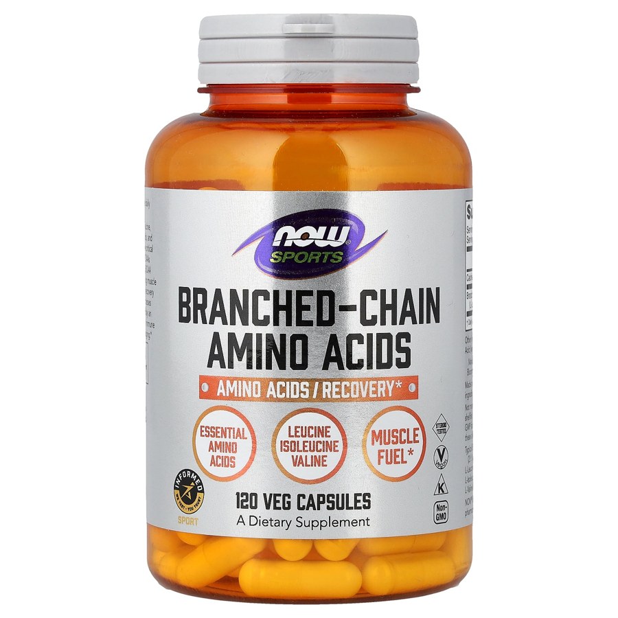 Аминокислоты в капсулах NOW Foods Sports BCAA
