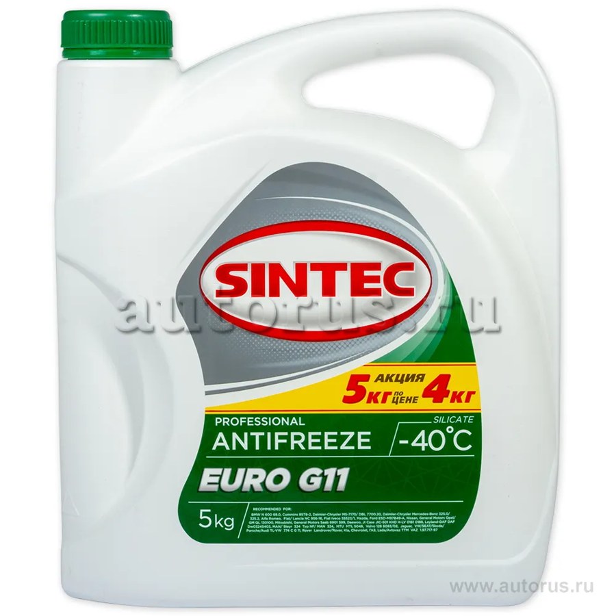 Антифриз Sintec Euro G11